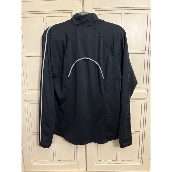Athleta size XL black 1/2 zip pullover top - Picture 4 of 4
